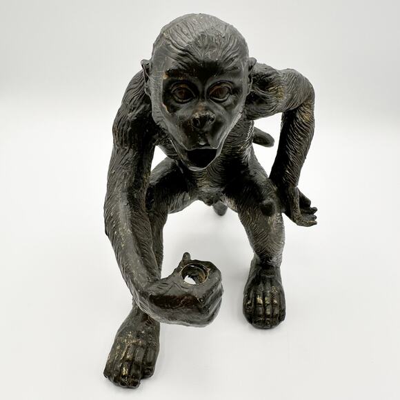 TIC Collection Resin Monkey Figurine Sculpture Bookshelf Accent - Picture 4 of 13
